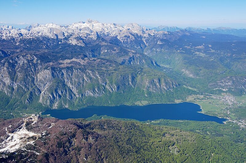 Panorama di Alpi Giulie (Bohinj)