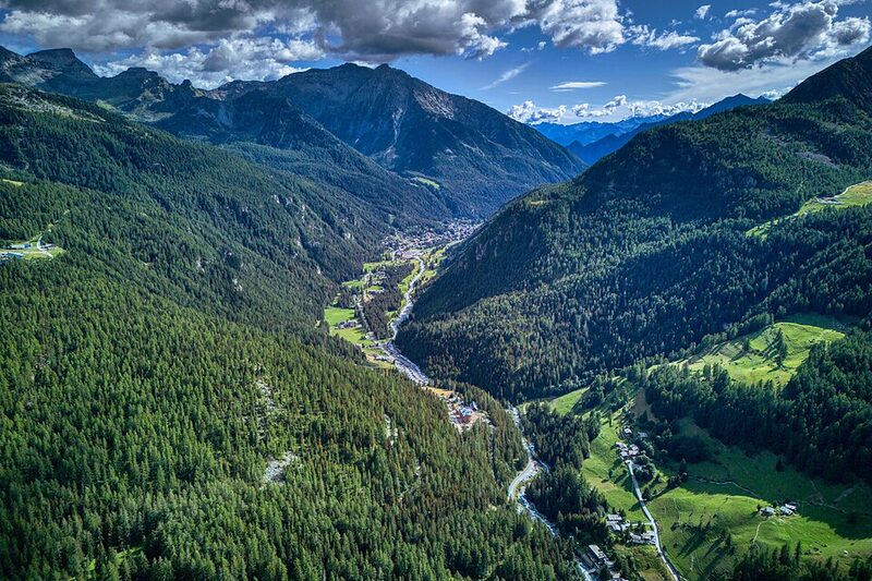 Panorama di Champoluc · Val d'Ayas