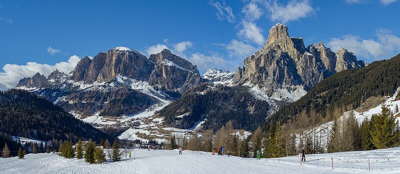 Panorama di Corvara in Badia (1568m)