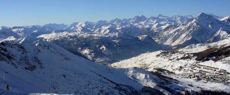 Panorama di Sestriere (2035m)