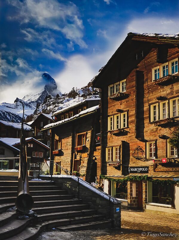 Panorama di Zermatt · Cervino (1608m)
